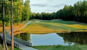 18th hole at The Club At Viniterra in New Kent, Virginia