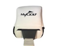 AM&E Universal Large White Mallet Putter Cover with MyGolf Logo