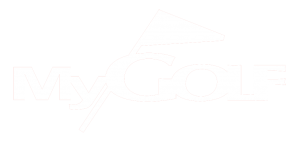 MyGolf white logo transparent
