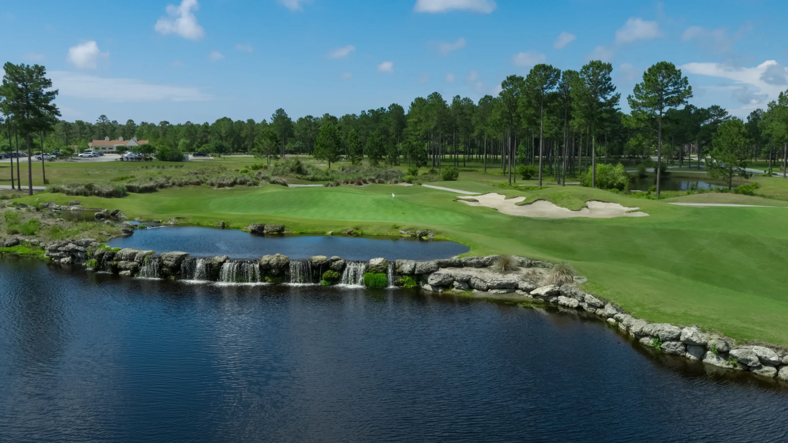 Golf course near the coast in Myrtle Beach.