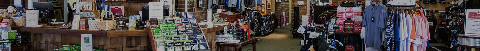 golf shop with merchandise