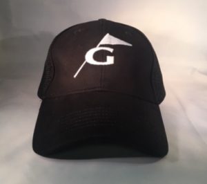 black mygolf hat