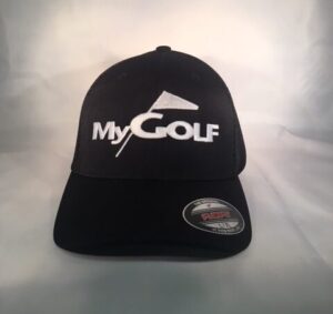 black mygolf hat