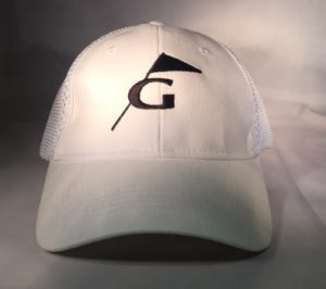 white mygolf hat