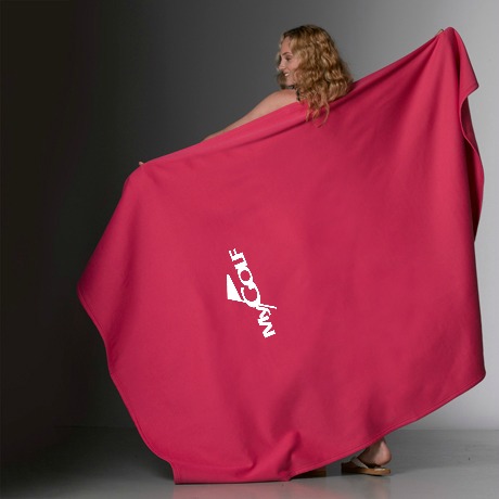 red golf blanket